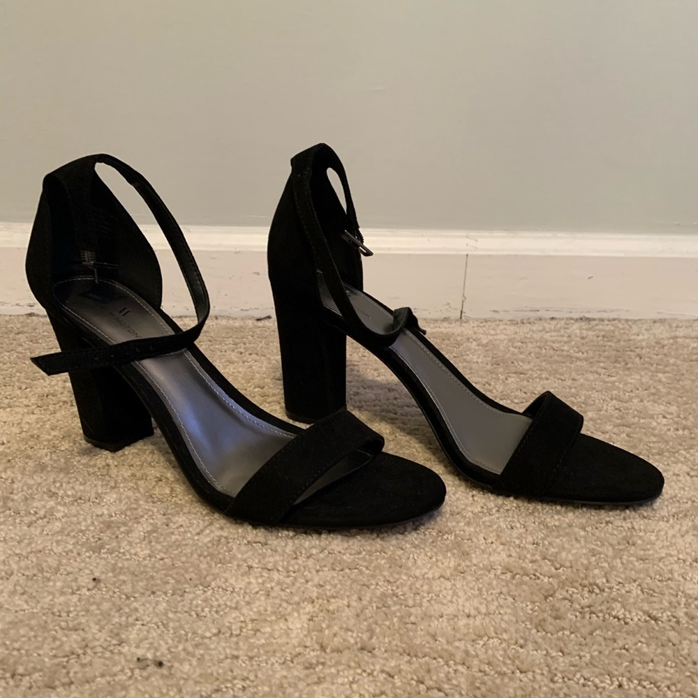 Worthington Black Velvet Heels